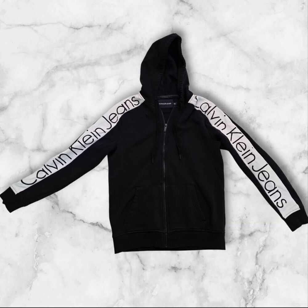 Calvin Klein Mens Size Small Full Zip Sweatshirt